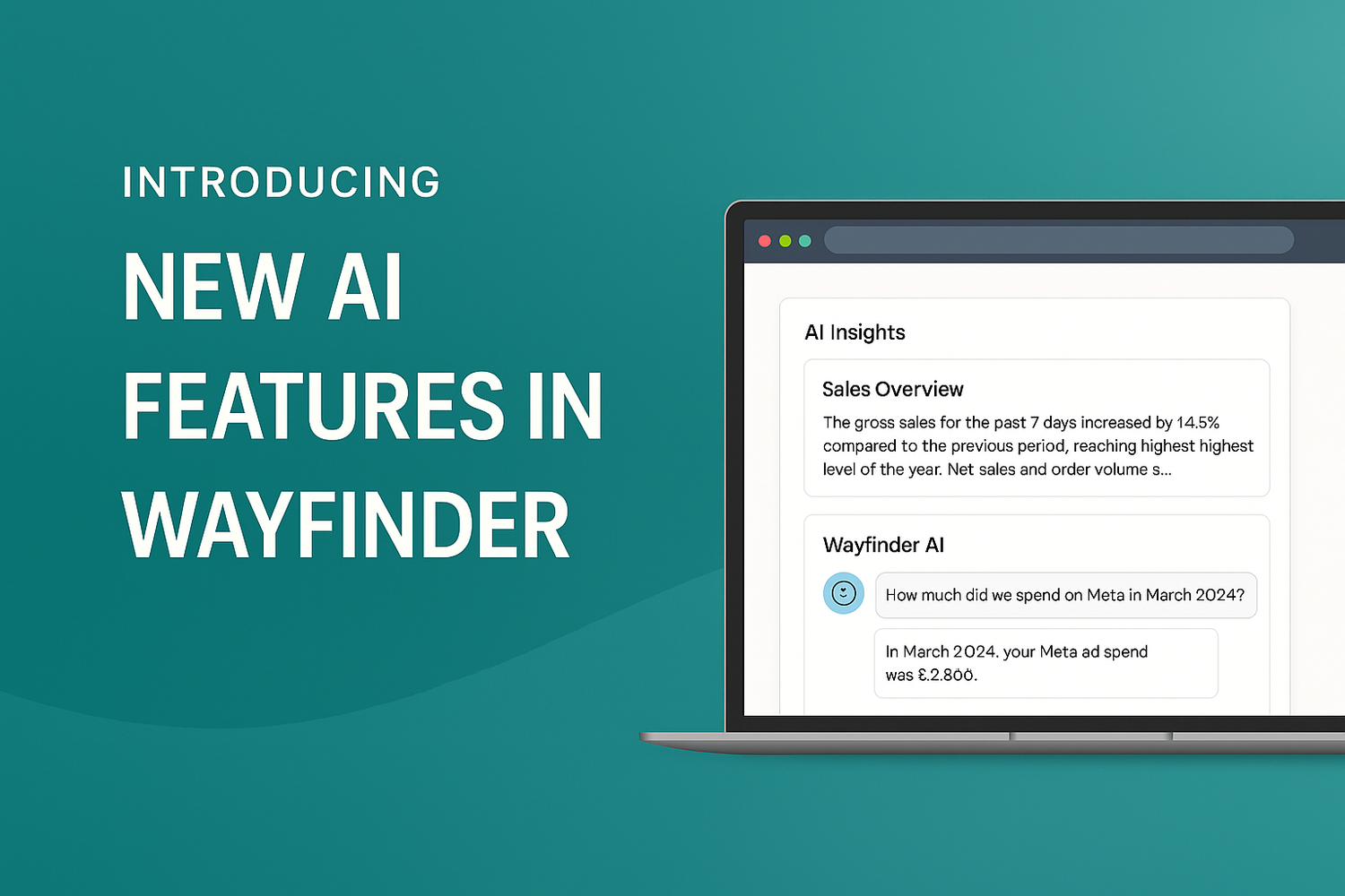 New AI features in Wayfinder