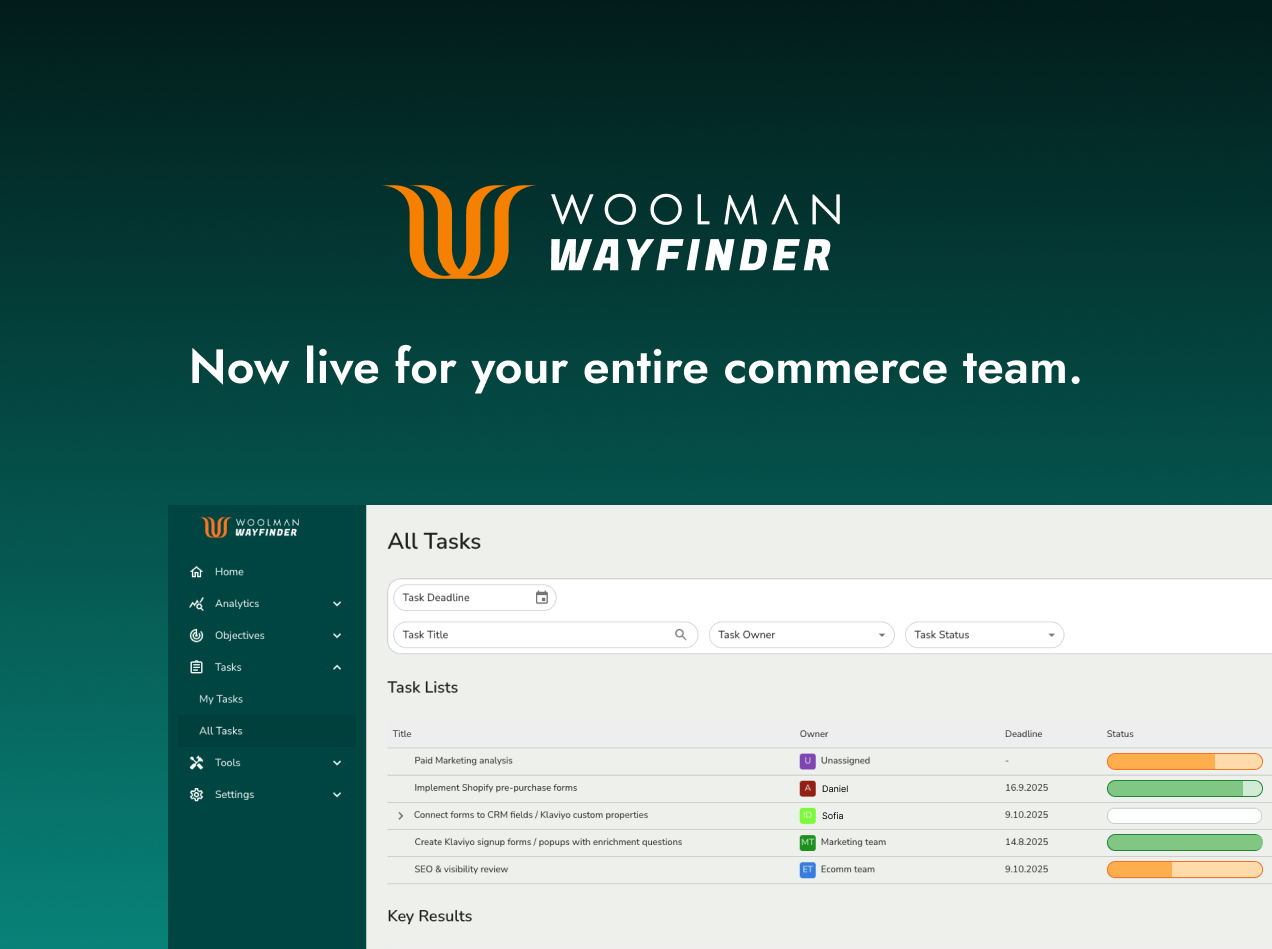 Wayfinder has launched: A new era for commerce teams